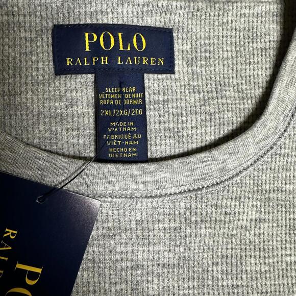 Polo Ralph Lauren Gray men’s thermal Med L or 2XL - Picture 4 of 4